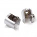 2/4/8pcs Glass Shelf Support Clamp Brackets Clip Polished Chrome Shelves 6-12mm   263525983093